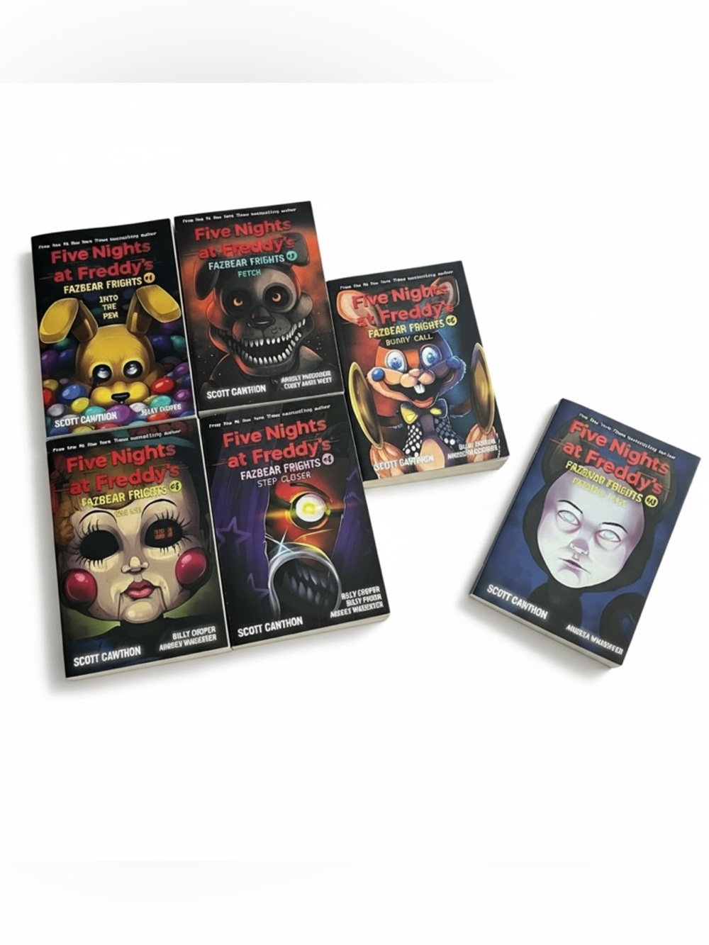 Five Nights at Freddy's Fazbear Frights Book Set #1-4 plus #5 and #10